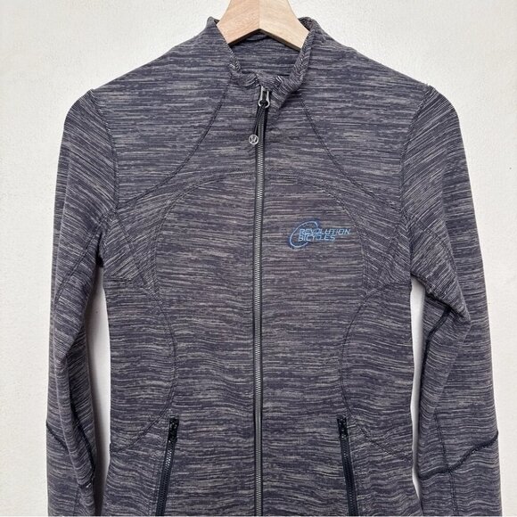 Lululemon Womens 6 Space Dye Active Track Jacket - Picture 4 of 16